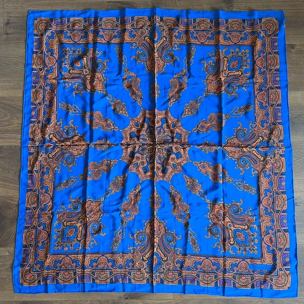 Christian Dior Silk Square Scarf